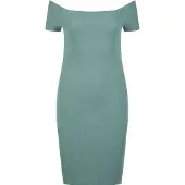 Urban Classics Vestido esmeralda