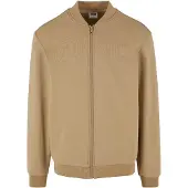 Urban Classics Sudadera con cremallera camelo