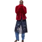 Desigual Abrigo de invierno rojo