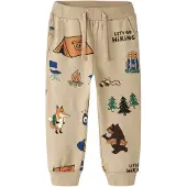 Name it Pantalón 'NMMOSWALD' azul oscuro / capuchino / negro / blanco