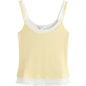Next Top amarillo claro / blanco
