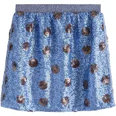 Next Falda azul / chocolate