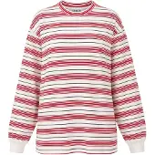 EDITED The Label Camiseta 'Vala' rojo / blanco