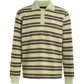 Adidas adidasPOLO DE PUNTO A RAYAS 2XL Magic Lime Mujer