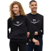 Tommy Hilfiger Sudadera 'TH X CF1' gris / rojo / negro / blanco