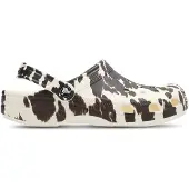 Crocs Zuecos marrón oscuro / blanco
