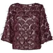 Y.A.S Blusa 'YASPazilla' borgoña