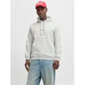 Jack & Jones Sudadera 'JORNorrebro' negro / blanco moteado