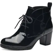 Marco Tozzi Botines con cordones negro