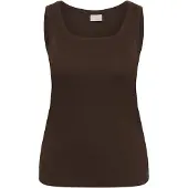 KAFFE CURVE Blusa 'KCCarina' moca