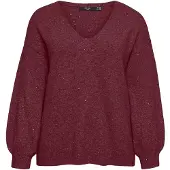 Vero moda Jersey 'DEMI ' borgoña