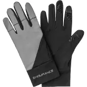 Endurance - Mingus Running Gloves - Guantes size XS, gris