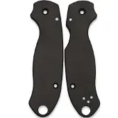 Flytanium Classic Titanium Scales for Spyderco Para 3 - Black