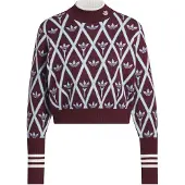 Adidas adidasJersey de cuello alto Originals Trefoil M Maroon Mujer
