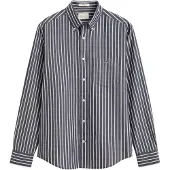Gant Camisa azul moteado / blanco