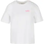 Miss Tee Camiseta 'All We Need Is Love' blanco