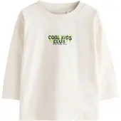 Next Camiseta crema / azul / manzana / negro