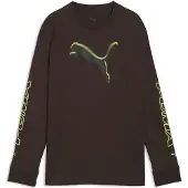 Puma Camiseta 'STREET' chocolate / lima / petróleo