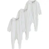 Next Pijama verde claro / melocotón / blanco