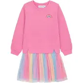 DANAMADE Vestido 'CILLA' azul claro / amarillo claro / lila claro / rosa