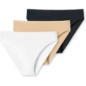 Schiesser Braga 'Uncover' beige / negro / blanco