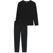 Schiesser Pijama largo 'UNCOVER Night' negro