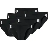 Schiesser Braga negro / blanco
