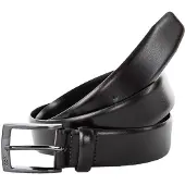 JOOP! Cinturón marrón oscuro / plata