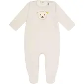 Steiff Pijama entero/body beige / amarillo