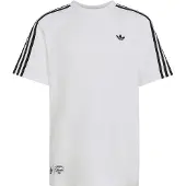 Adidas Originals Camiseta 'GRAPHIC LOOSE' gris / verde hierba / negro / blanco