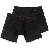 Schiesser Calzoncillo boxer 'Authentic' negro