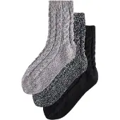 Next Calcetines gris claro / gris oscuro / negro
