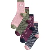 Next Calcetines marino / caqui / malva / rosa / blanco