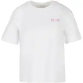 Mister tee Camiseta 'Always Trust Your Heart' rosa / rosa claro / negro / blanco