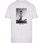 Mister tee Camiseta 'Fast & Free' gris claro / negro / blanco