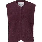 Street One Chaleco rojo vino