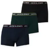 Jack & Jones Calzoncillo boxer 'JACMAX' navy / verde oscuro / negro