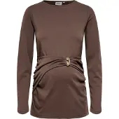 ONLY Maternity Camiseta 'OLMEVALYN' marrón oscuro
