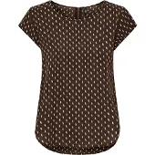 ONLY Blusa 'ONLVic' crema / marrón