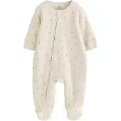 Next Pijama ecru / chocolate / altrosa