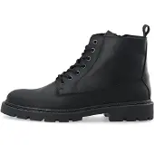 Bianco Botas con cordones 'JEFF' negro
