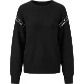 Imily Bela Jersey negro / blanco perla