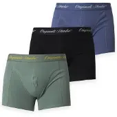 Jack & Jones Calzoncillo boxer 'JACNORREBRO' zafiro / verde claro / negro / blanco