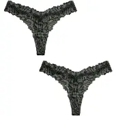 Next Tanga verde oscuro