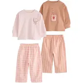 Next Pijama mandarina / naranja claro / rosé / rojo