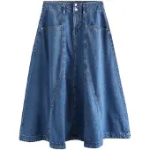 Next Falda azul denim