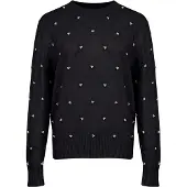 Imily Bela Jersey negro / blanco perla