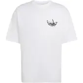 Adidas Originals Camiseta 'Powder Tongue' negro / blanco