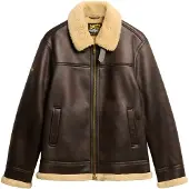 Superdry Chaqueta De Cuero Aviator