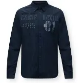 CAMP DAVID Camisa navy / azul noche / azul paloma / negro